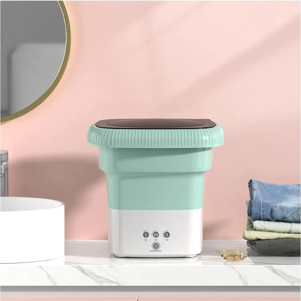Mini Lavadora Plegable Portaitl