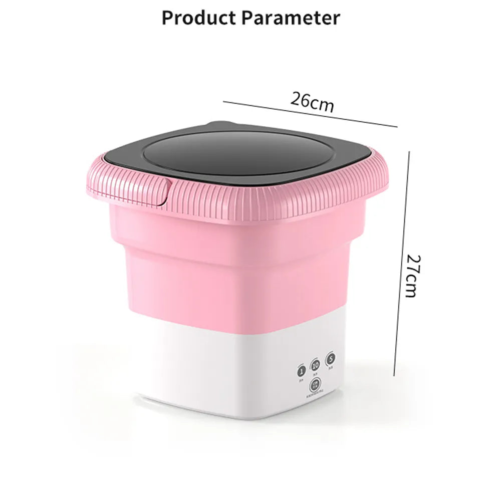 Mini Lavadora Plegable Portaitl