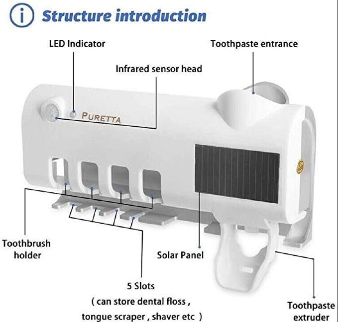 Esterilizador De Cepillos Uv