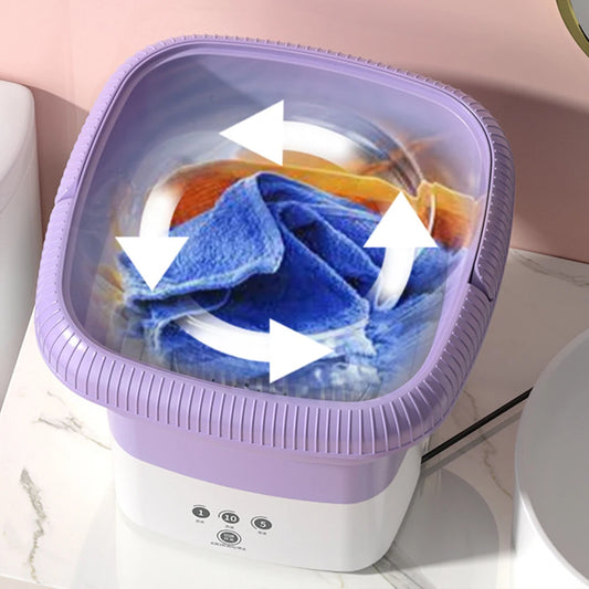 Mini Lavadora Plegable Portaitl